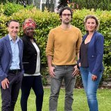 Les quatre candidats du groupe "Parti socialiste et gauche citoyenne" de Monthey
